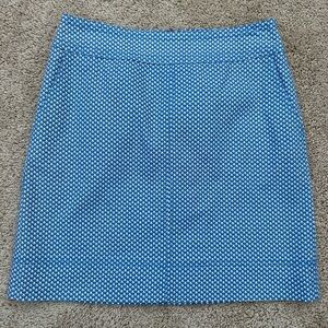 Talbots Nautical Sailboat Print Skirt Size 2 Coastal Preppy